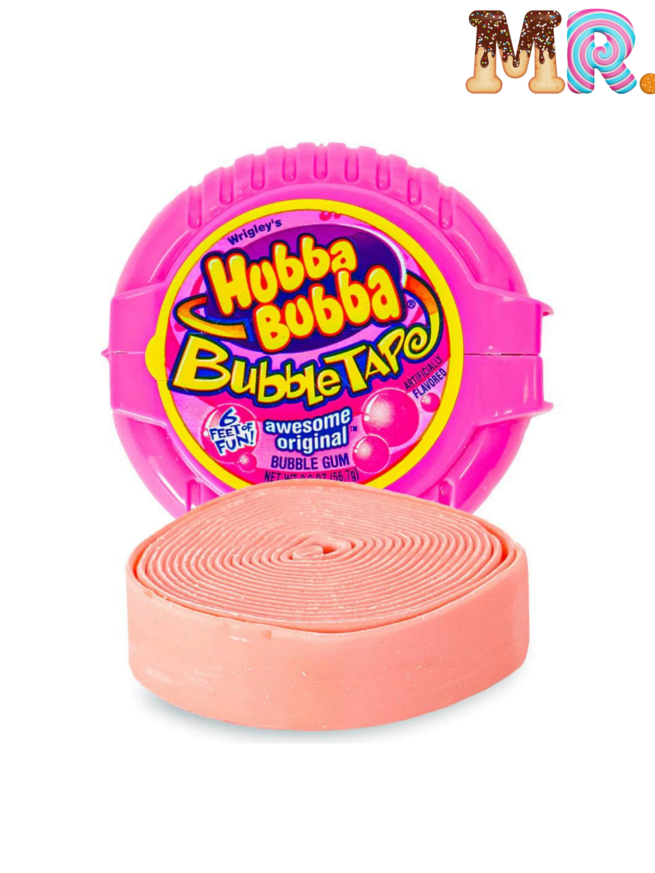 Hubba Bubba Bubble Tape Original Pink Bubblegum Mr. Munchies