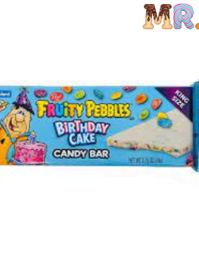 Fruity Pebbles Birthday Cake Candy Bar