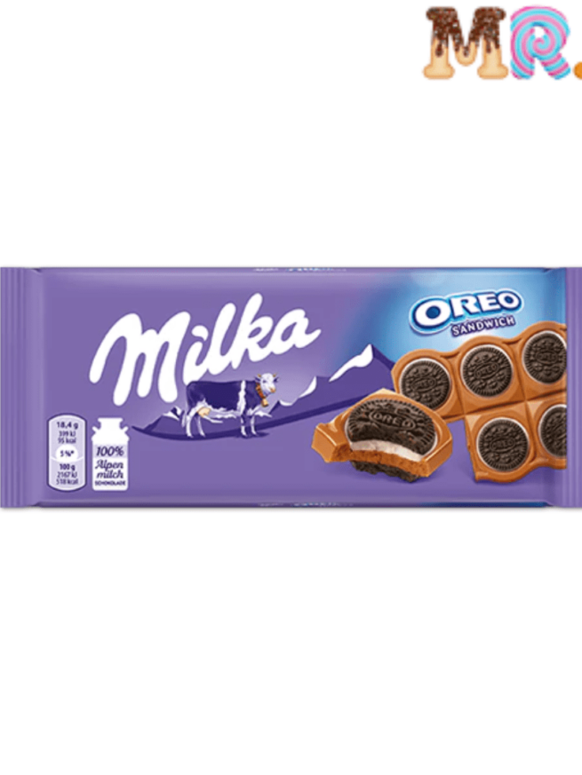 Milka Oreo Sandwich Chocolate Bar