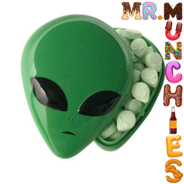 Alien Head Sours Green Apple Flavour