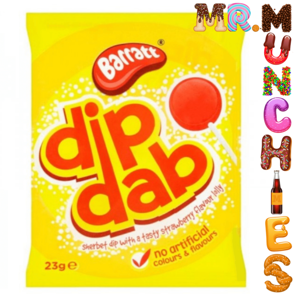 Dip Dab Sherbet Dip Strawberry Flavour