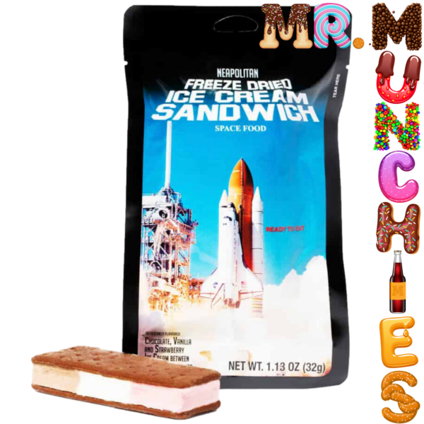 Astronaut Freeze Dried Ice Cream Sandwich Neapolitan