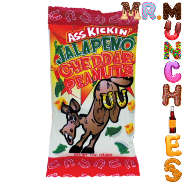 Ass Kickin' Jalapeno Cheddar Peanuts