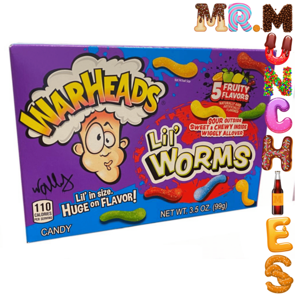 Warheads Lil Worms Theatre Box