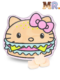 Hello Kitty Burger Sour Mints