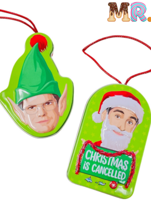 The Office Christmas Is Canceled Candy Holiday Ornaments Singular