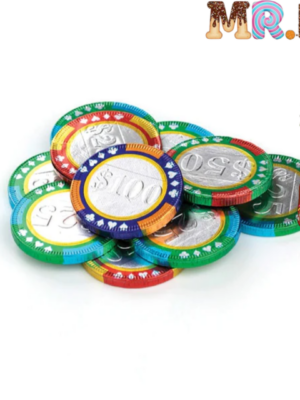 Fort Knox Casino Chips Milk Chocolate Coins (8pk)